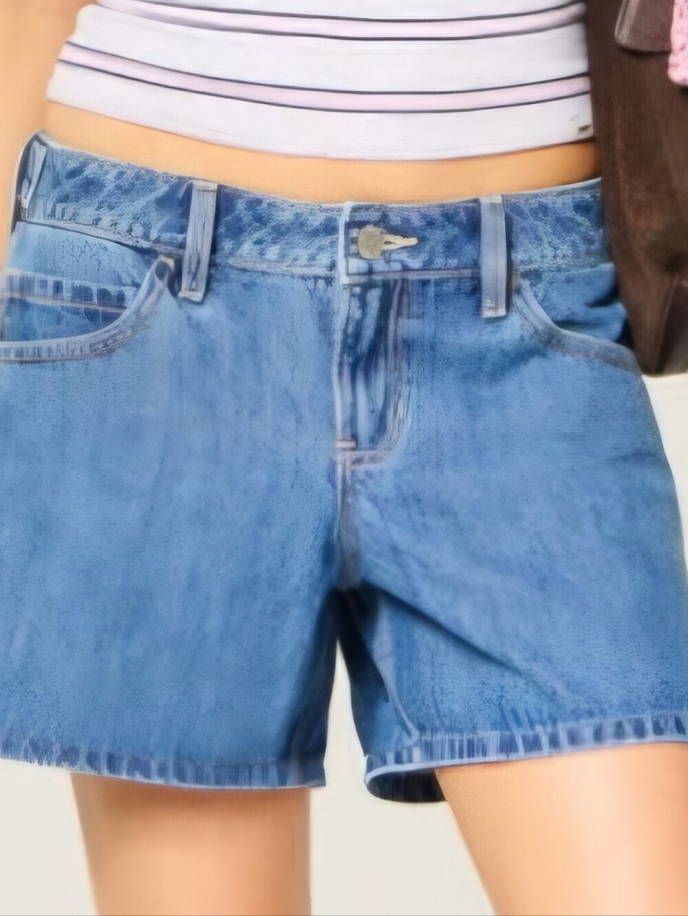 NWOT Hollister Denim Shorts, Low Rise, Baggy, 000 / 23